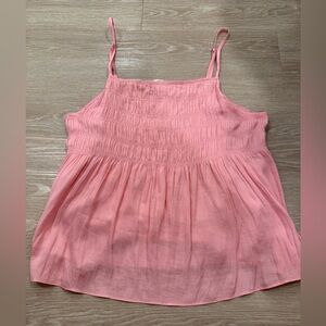 Flawless Pink Sleeveless Tank Top